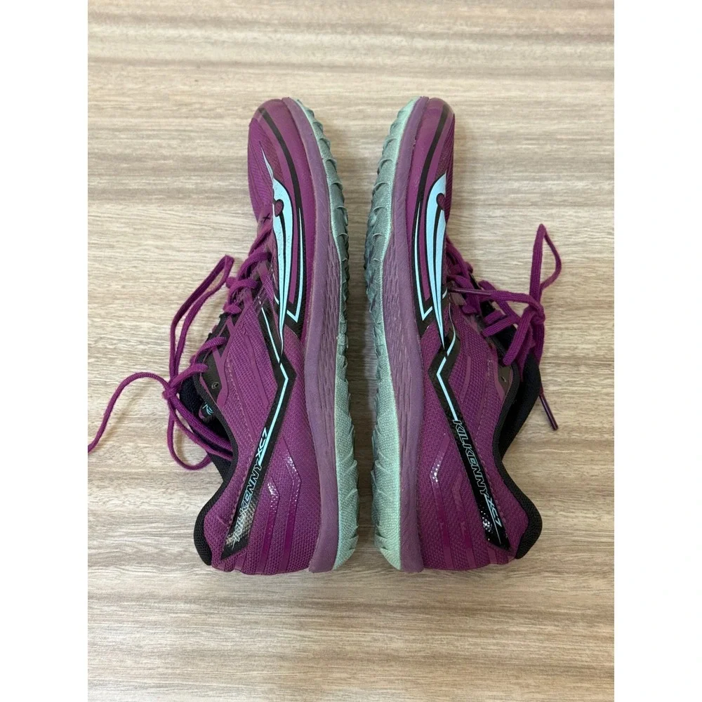 Saucony Women Kilkenny XC7 8.5 Purple‎ Aqua Cross Country Racing Spikes S19042-3